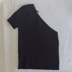 Wishlist Black One-Shoulder Top (J179)